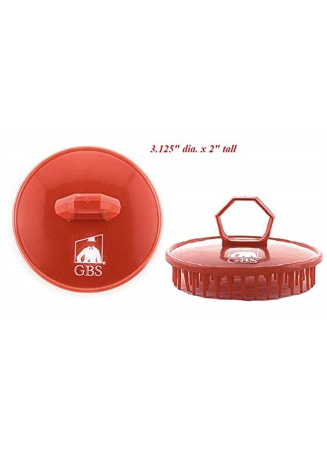 G.B.S Shampoo Massage Brush, Red  - Image 3
