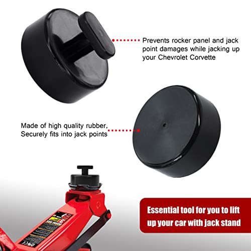 Mapleza 4 PCS Corvette Lift Pucks Jack Lifting Pad Compatible with Corvette 2011,2017,2018,2019 C5, C6, C7, C8 Boxster & Cayman (1997-2021) Lift Point Adapter Jacking Point Pad - Image 4