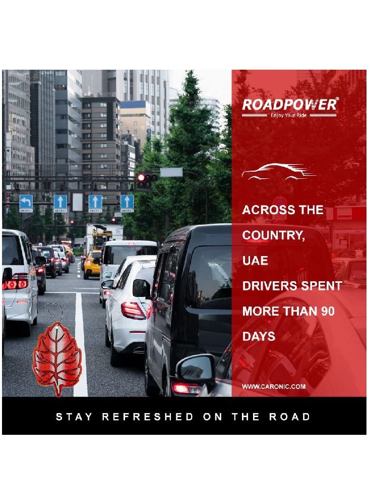 RoadPower CAR AIR FRESHENER – Long Lasting Scent Portion of Proceeds Benefit Leaf Red - Image 5