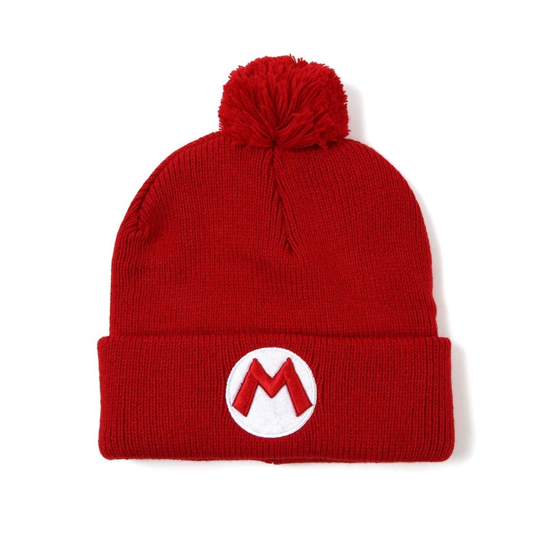 Bioworld Super Mario Bros Mario Red Knit Hat Beanie - Nintendo Super Mario Toys - Image 4