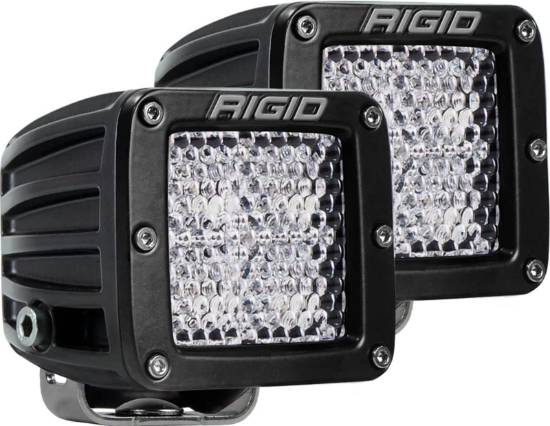 Rigid Industries 202513 LED Light DSeries Pro 3 Inch Flood Diffused Beam Pair Universal 2 Pack