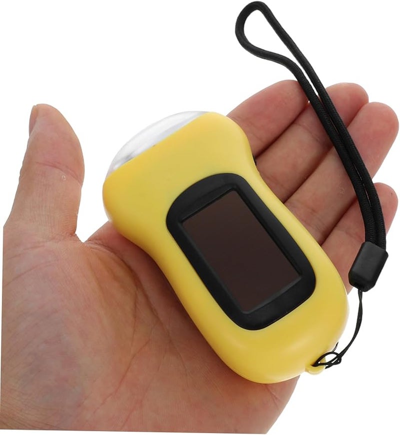 Portable Solar LED Flashlight Rechargeable Emergency Lantern For Camping Hiking Fishing - Image 5