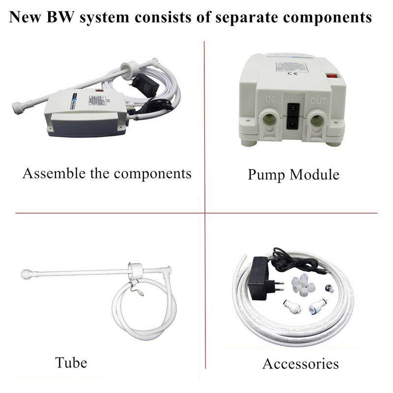 TDRFORCE Bottled Water System with singel water inlet Bottled Water Dispenser one Tube for Refrigerator Ice-Maker Coffee Brewer 3.8L - Image 2