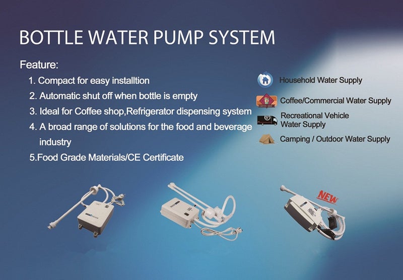 TDRFORCE Bottled Water System with singel water inlet Bottled Water Dispenser one Tube for Refrigerator Ice-Maker Coffee Brewer 3.8L - Image 4