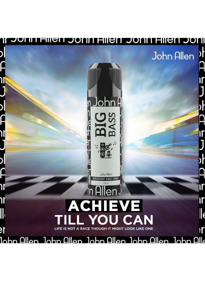 John Allen Big Bass Deodorant Body Spray - 200ml  - Image 2