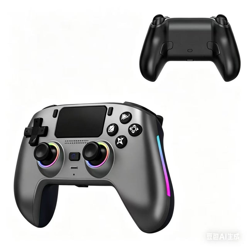 جيم باد بلوتوث لـ PS5 مع إضاءة RGB وبرمجة ماكرو ووجه مغناطيسي