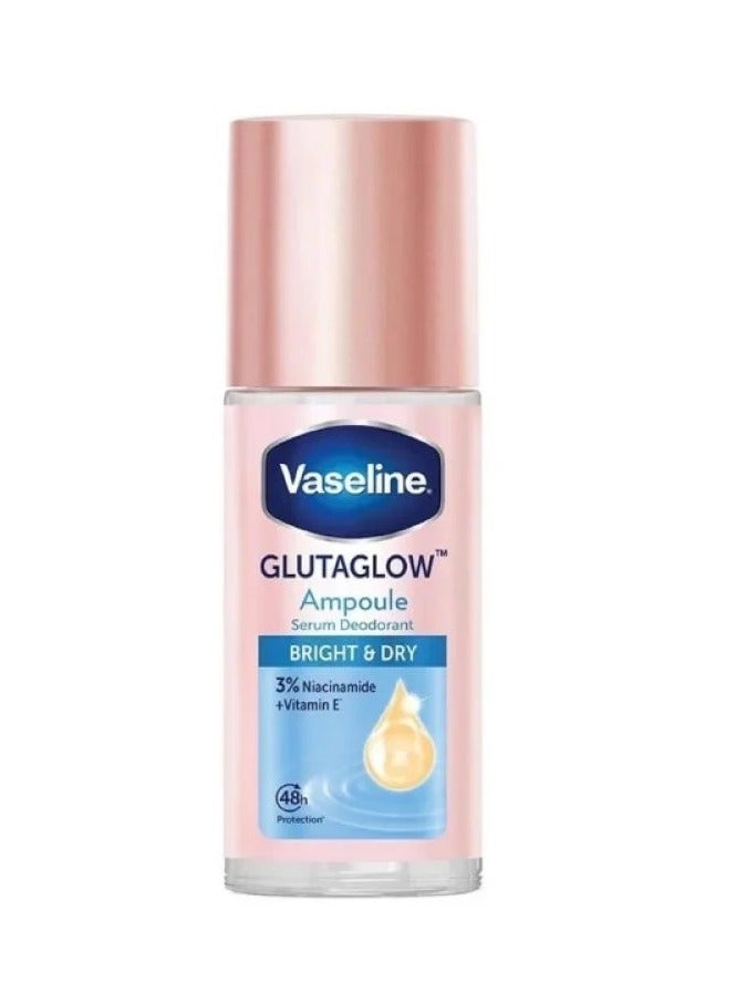 Vaseline Deodorant Gluta Glow Bright & Dry – 45ml | Whitening & Protection