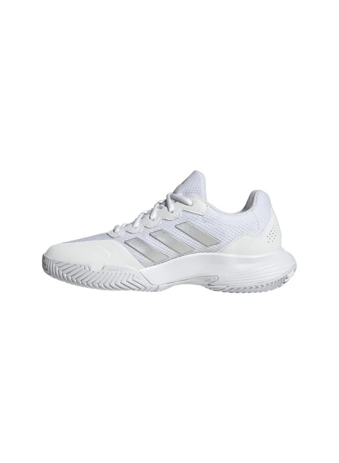 Adidas Adidas Gamecourt 2 W W White Tennis Shoes For Women
