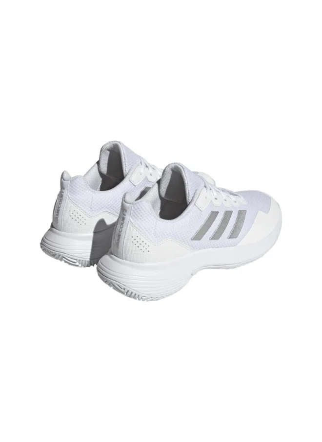 اديداس adidas GameCourt 2 W White Tennis SHOES for Women - 3.5