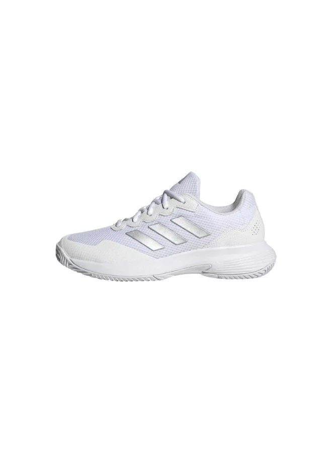 Adidas Adidas Gamecourt 2 W White Tennis Shoes For Women 3.5