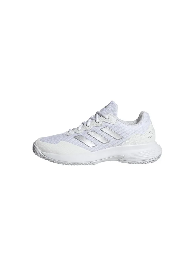 Adidas Adidas Gamecourt 2 W W White Tennis Shoes For Women