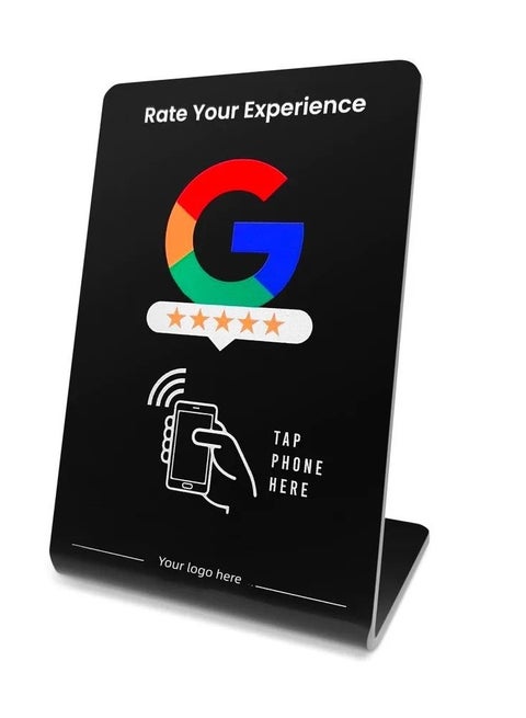 NFC Google Review Stand - Tap or Scan and boost your business instantly