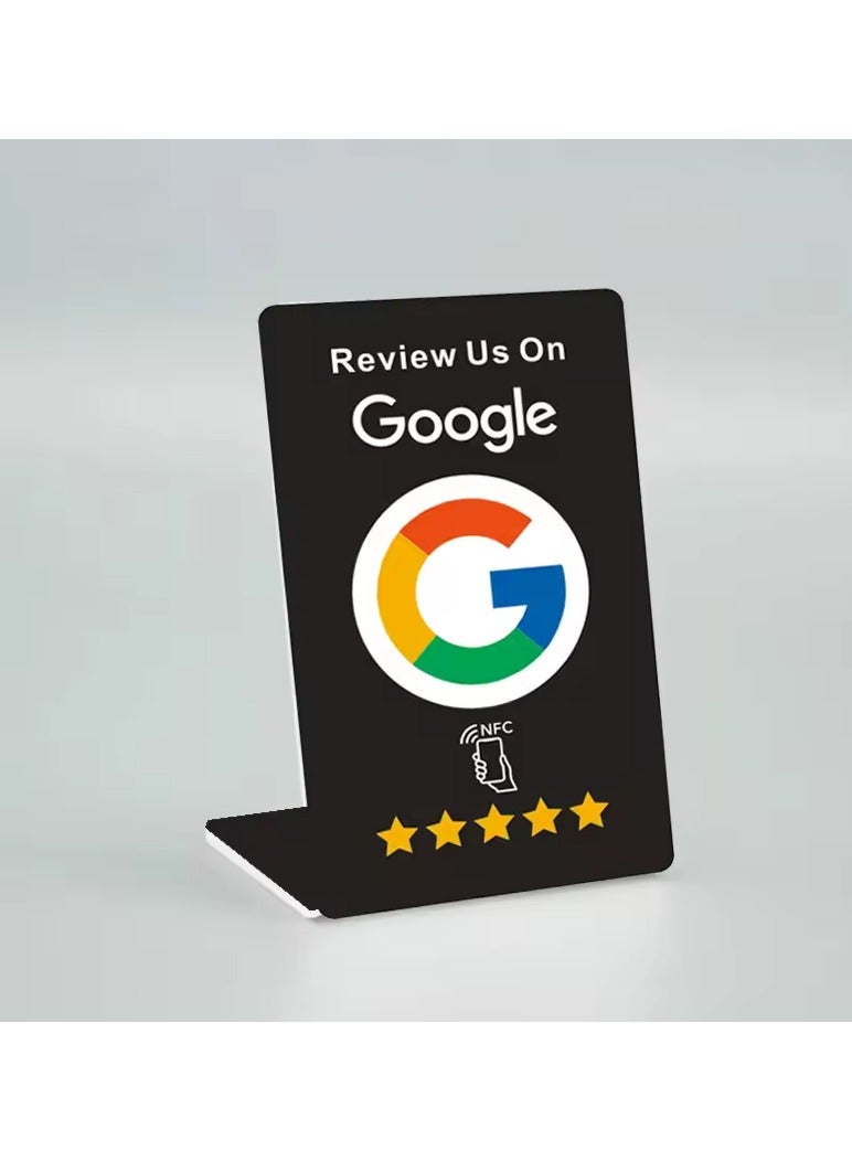 NFC Google Review Stand - Tap or Scan and boost your business instantly