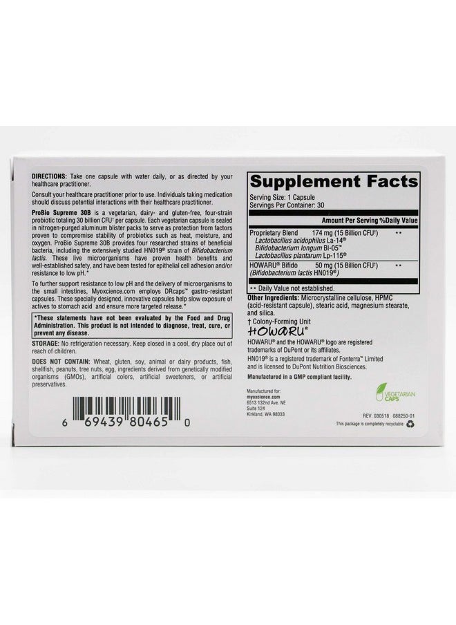 MYOXCIENCE - MYOXCIENCE ProBio Supreme (30 Billion CFU) - Image 1