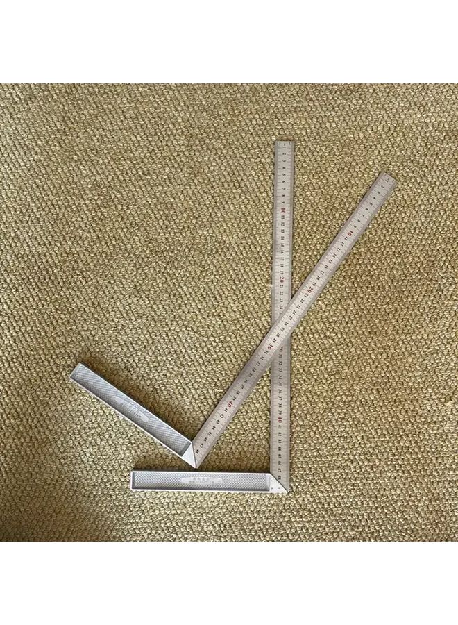 2PCS Metal Angle Measuring Tool Set 500mm Right Angle Ruler High Precision 0 1mm - Image 4