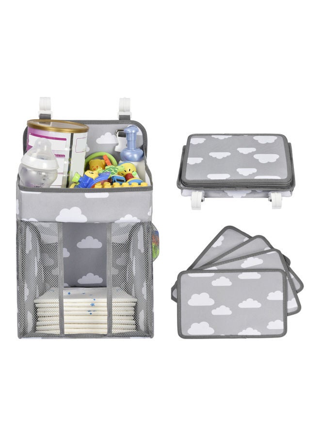 NIBEMINENT Diaper Caddy And Crib Organizer - Image 3