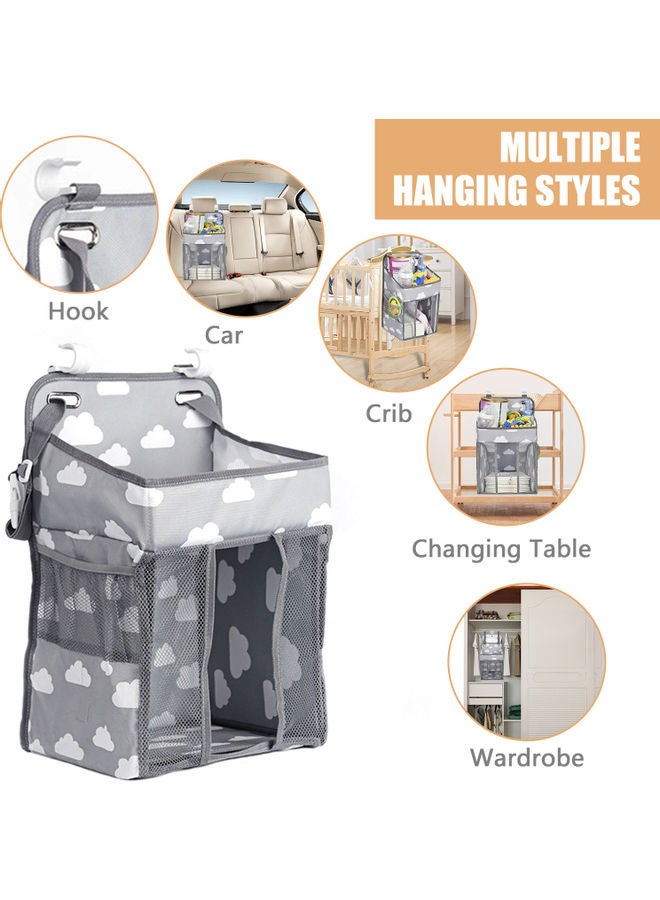 NIBEMINENT Diaper Caddy And Crib Organizer - Image 4