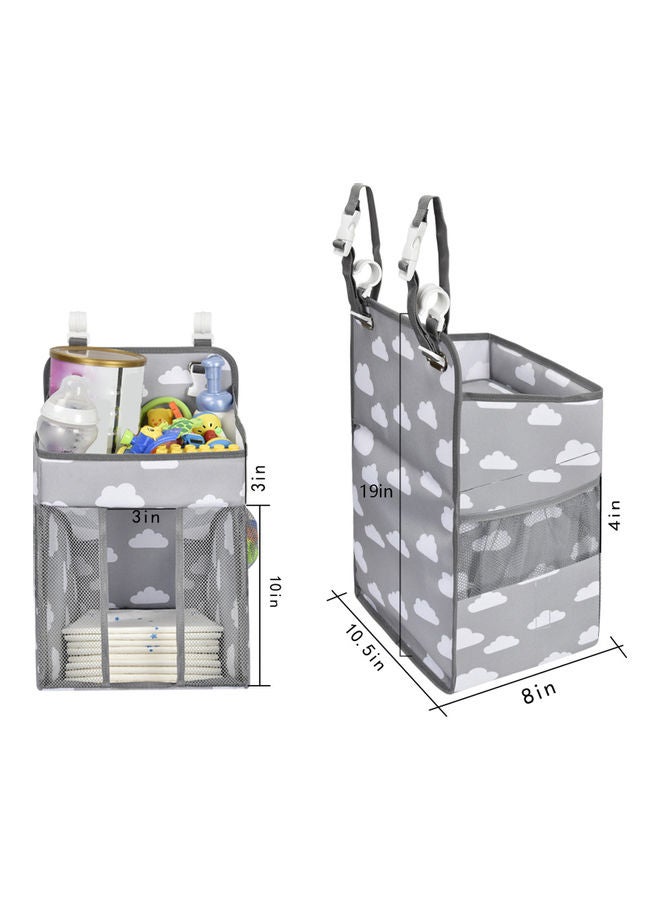 NIBEMINENT Diaper Caddy And Crib Organizer - Image 2