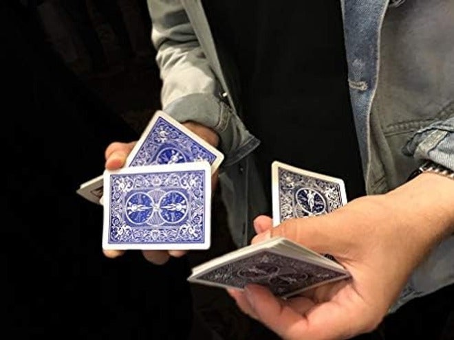 Bicycle Playing Cards, Poker Size Standard Index Decks, Pack of 2 (Red & Blue) – Air Cushion Finish, Durable Card Stock for Poker, Blackjack, Family Games & Card Tricks - Image 3