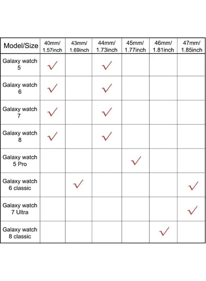 Black 22MM Metal Bracelet Band For Galaxy Watch 7 6 5 4 3 Classic Active Stainless Steel - Image 3