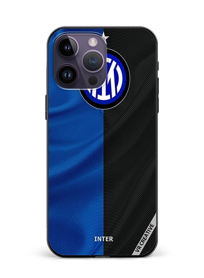 VR CREATIVE Protective Case Cover For Apple iPhone 15 Pro Inter Milan Logo Design Multicolour - Image 1