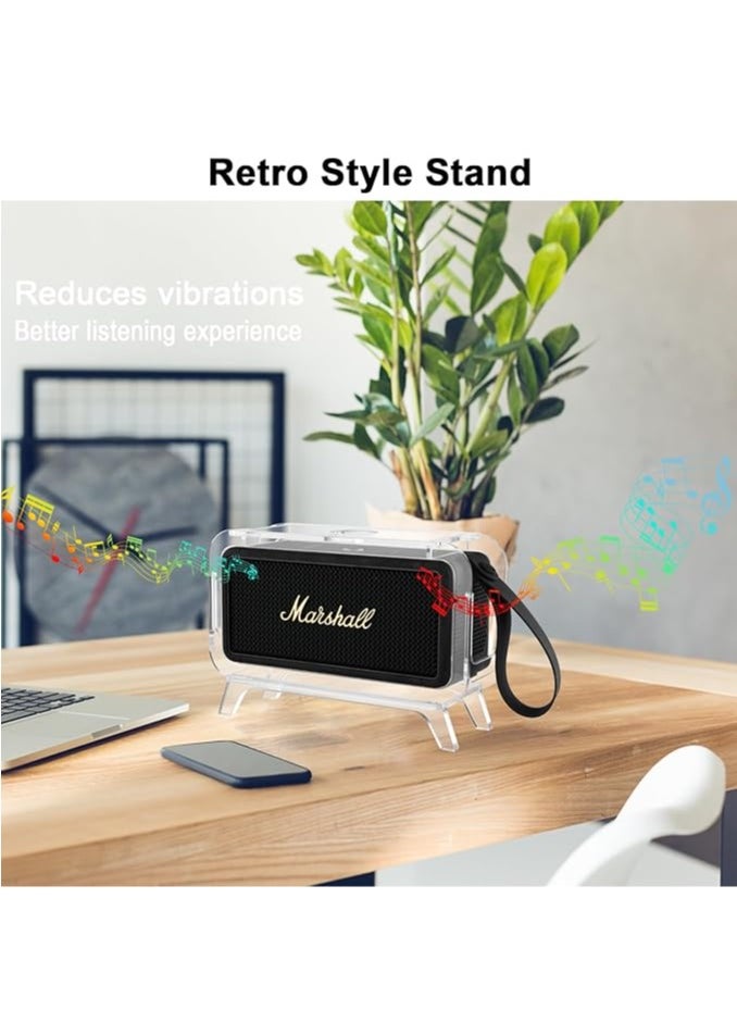 General - Vintage Desk Stand for Marshall Middleton Speaker Desk Stand Display Stand Acrylic Speaker Mounting Base Bracket - Image 1
