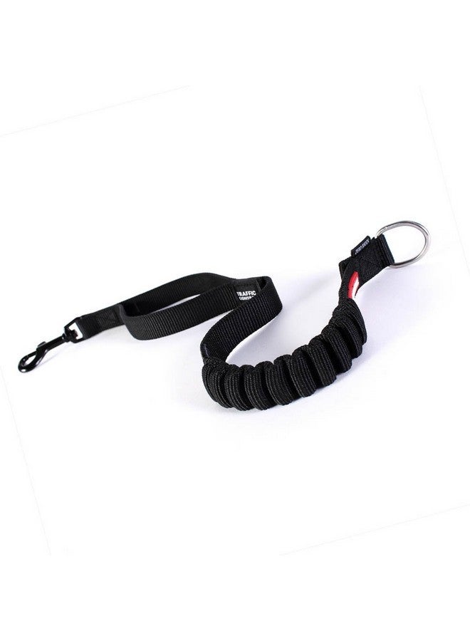 إيزي دوج وصلة سلسلة EzyDog Zero Shock - وصلة سلسلة مطاطية لامتصاص الصدمات للكلاب التي تسحب أو تثير، مع مقبض للتحكم في الحركة (24 بوصة، أسود) - Image 1