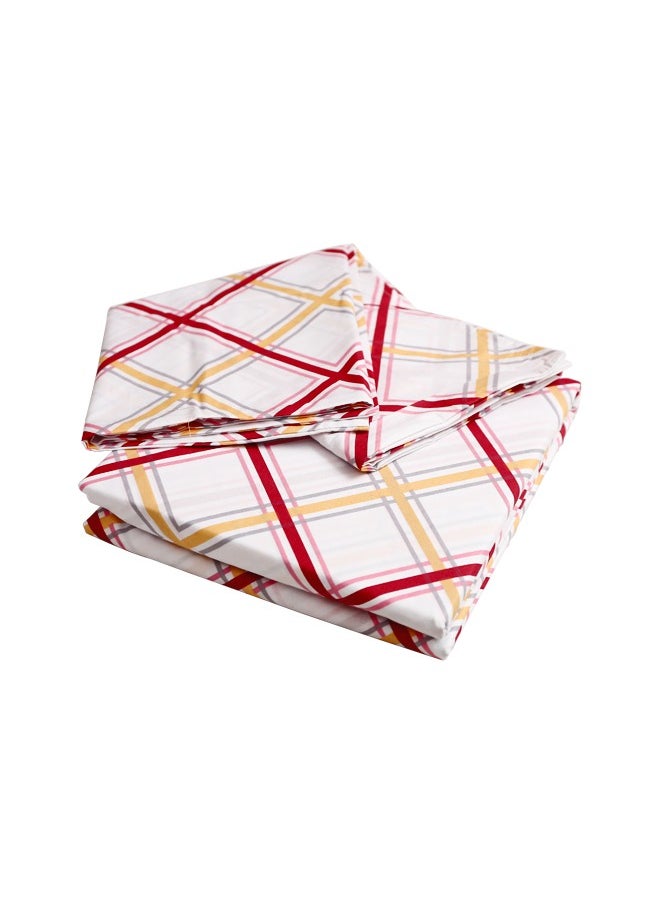 RISHAHOME 3-Pc 100% Cotton Fitted Bedsheet Set King Luxury Collection (1 Fittedsheet + 2 Pillow Cases) Tide  - Image 2
