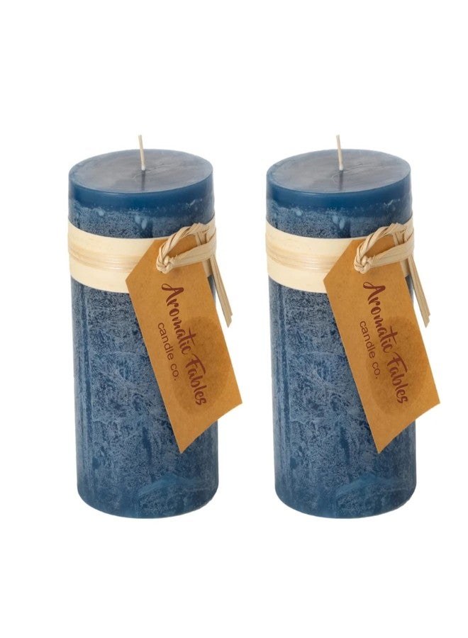 FIRSTROW First Row Aromatic Fables Scented Set of 2 Rustic Texture Pillar Candle 5 inch Set | Decorative Rustic Candles Natural Set Ideal for Wedding, Home Decor and Gifting (Cupcake) - Image 2