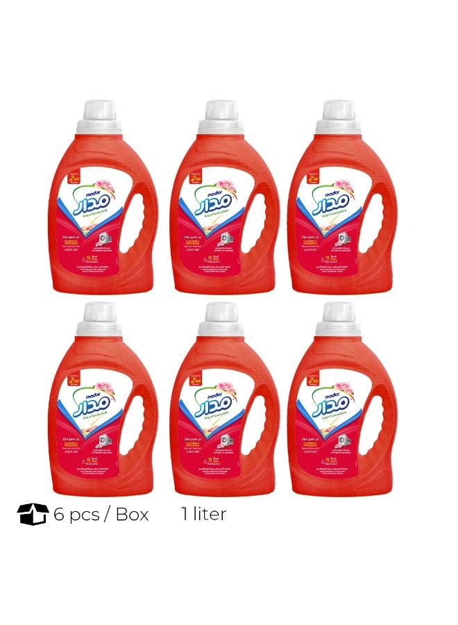 مدار جل غسيل الملابس مدار المتكامل 1 لتر  ازهار الطبيعة  6*1 - Image 1