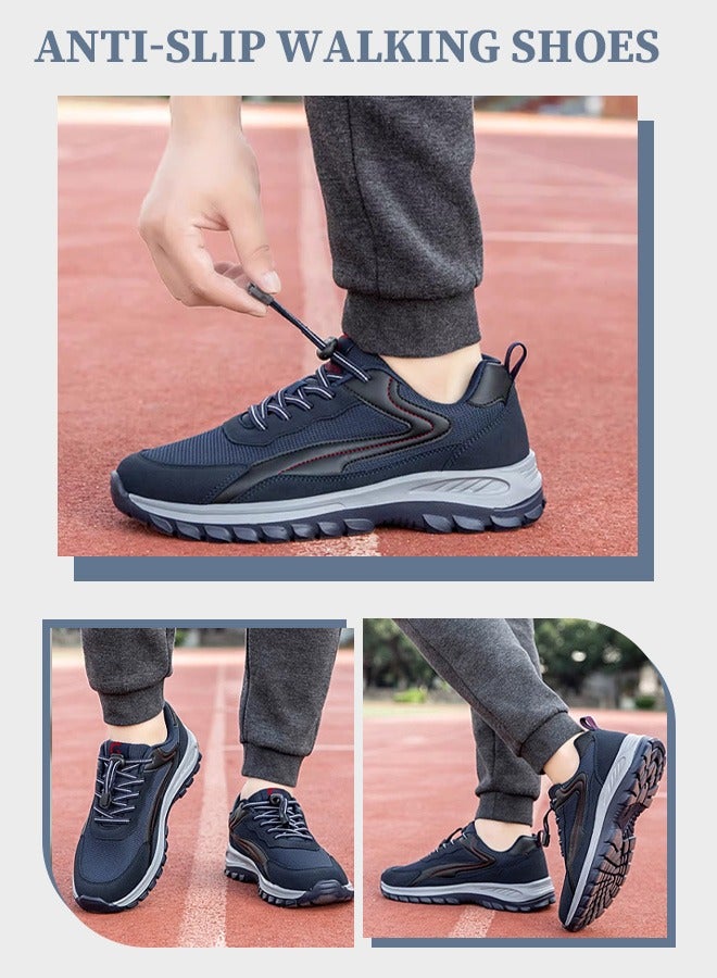 Non-slip, comfortable walking shoes | Breathable mesh men's sports shoes | Soft sole walking shoes  - Image 4