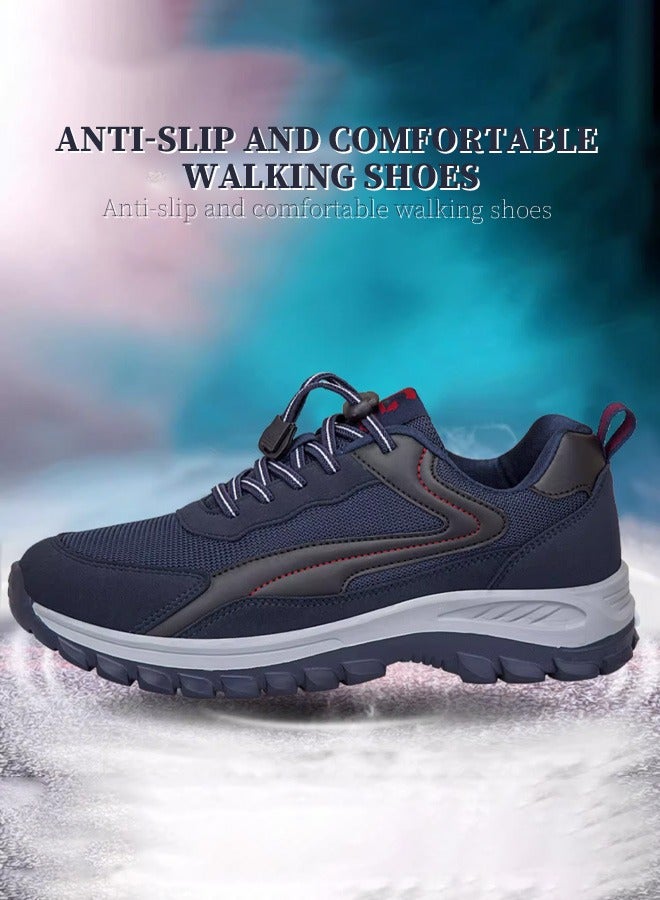 Non-slip, comfortable walking shoes | Breathable mesh men's sports shoes | Soft sole walking shoes  - Image 2