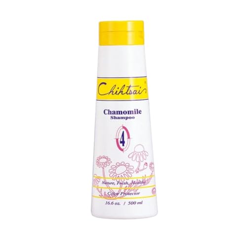 Chihtsai No4 Chamomile Shampoo 166oz500ml Colorprotection Mildly cleanses scalp Soft Shine