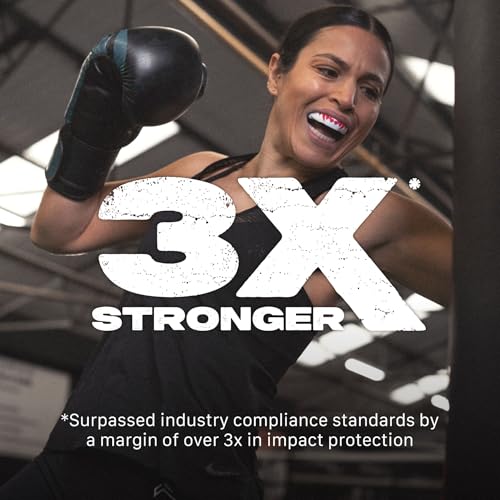 SafeJawz Sports Mouthguard, Dual Layer Premium Mouth Guard with Case for Basketball, Lacrosse, Football, Martial Arts, Hockey, Wrestling, Ice Hockey and All Contact Sports - Image 2