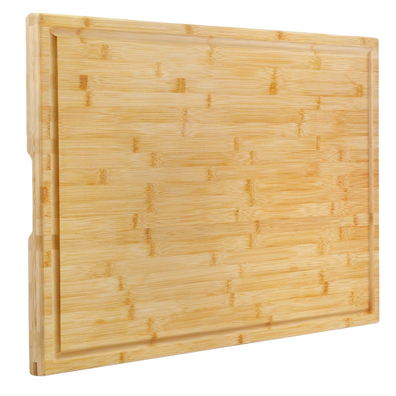 Utoplike Extra Large Cutting Board for kitchen 30 x 20 Inch Bamboo Chopping Boards Wood Stove Top Cover Over the Sink Butcher Block with Juice Groove for Turkey Meat Vegetables BBQ 1Th - Image 2