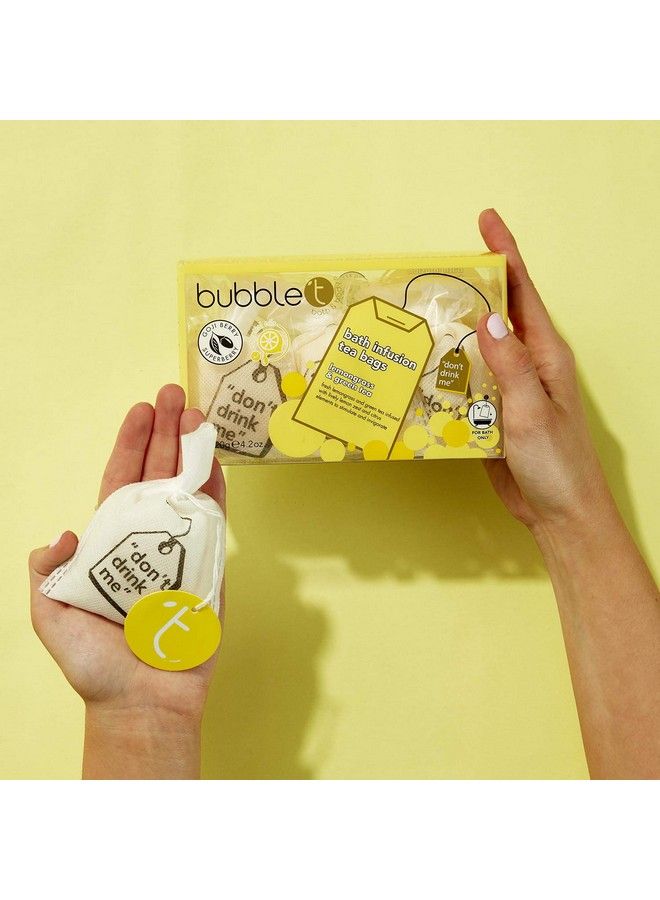 Bubble T Bath Tbags In Lemongrass & Green Tea 3 X 120 Gm - Image 3