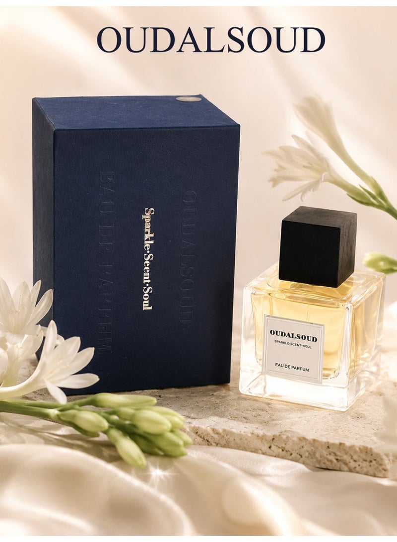 OUDALSOUD/Night Blooming Jasmine Eau De Parfum | 40% Concentrated | Long Lasting Over 8 Hours | Premium Arabian Gourmand Oriental Scent | Luxury Gift Box For Valentine & Ramadan - Image 1