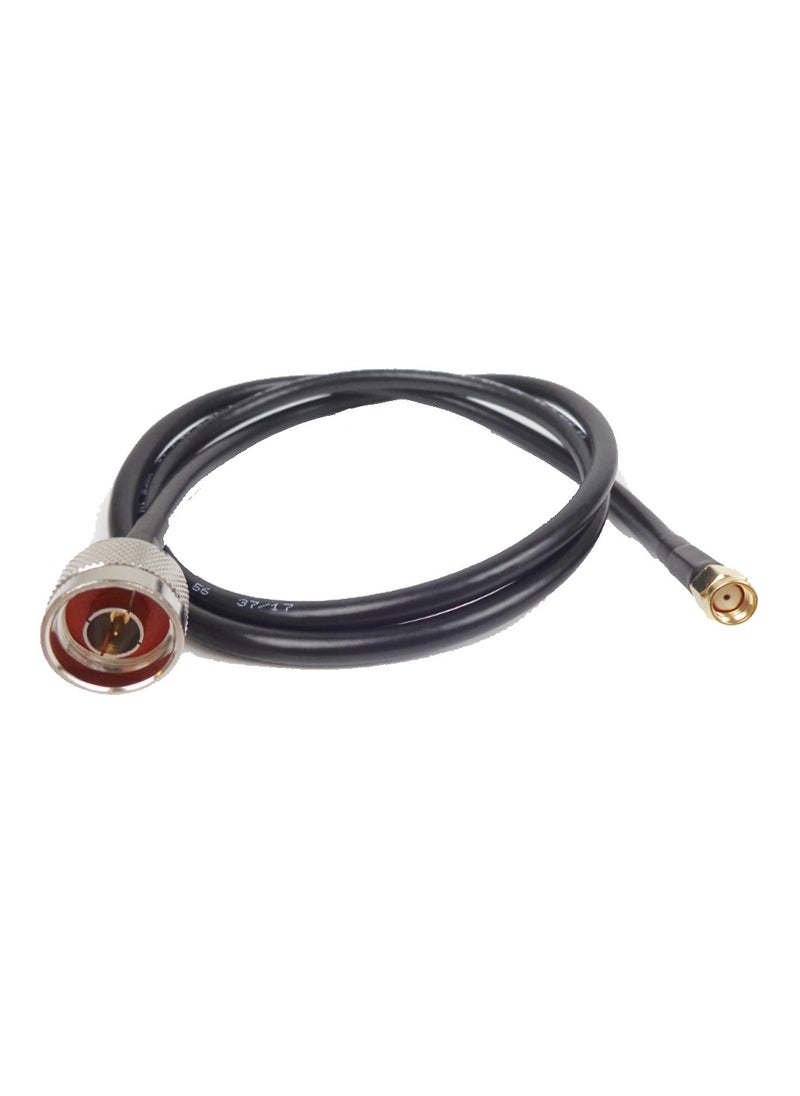 Ohm OHM N-type Male to RP-SMA Male Antenna Cable RG58 - 50 Ohm  - Image 1