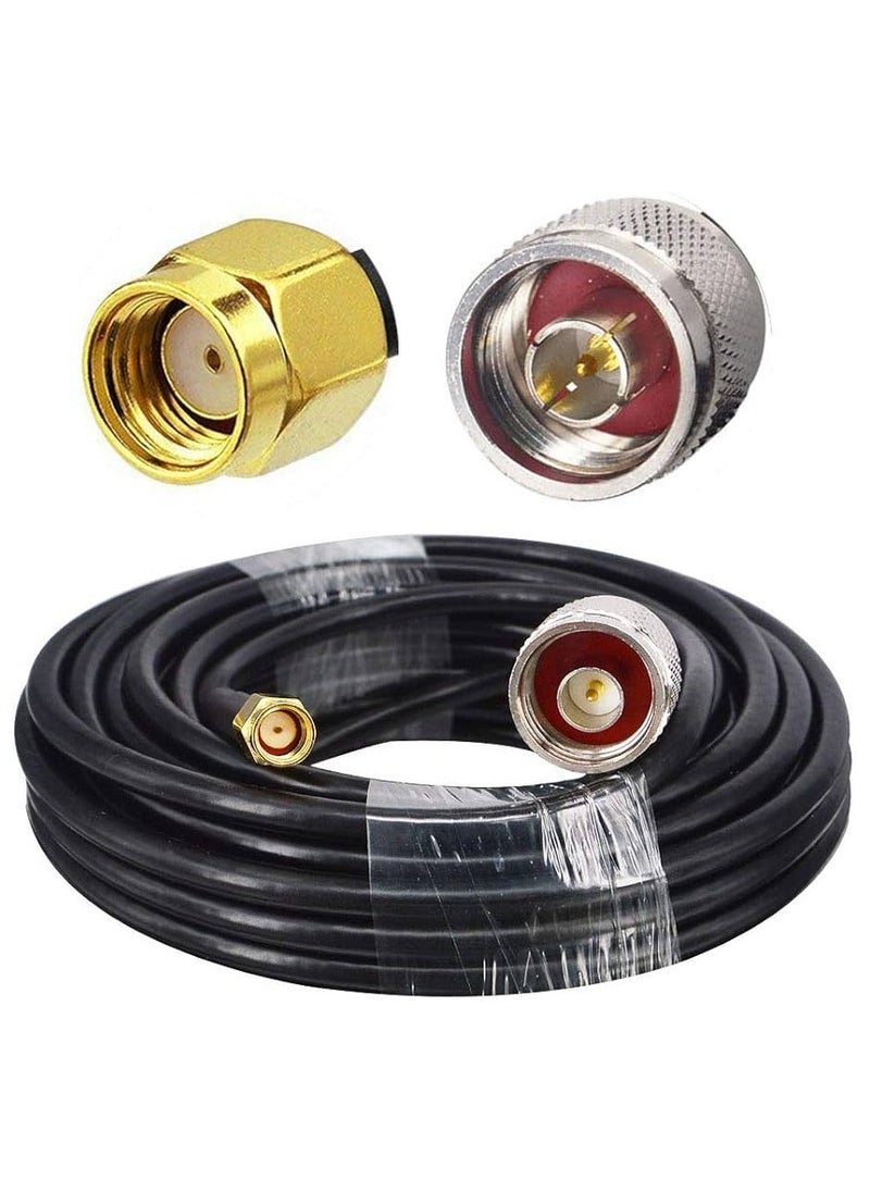 Ohm OHM N-type Male to RP-SMA Male Antenna Cable RG58 - 50 Ohm  - Image 3