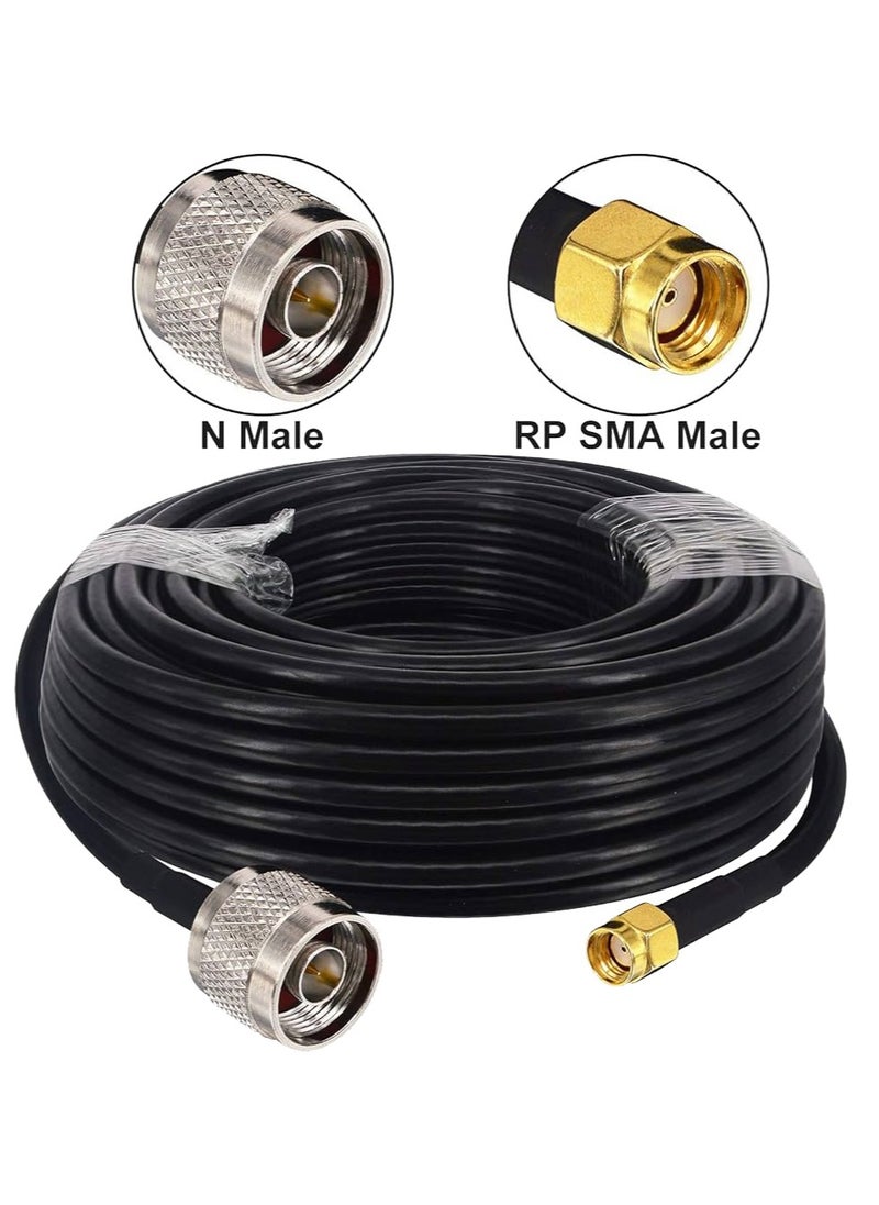 Ohm OHM N-type Male to RP-SMA Male Antenna Cable RG58 - 50 Ohm  - Image 4