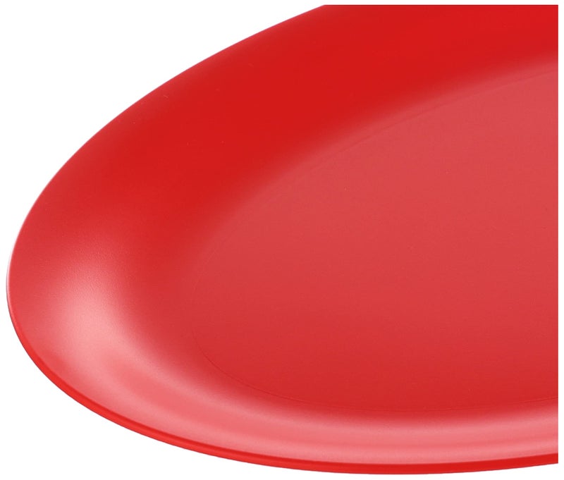 M-Design Lifestyle™ Serving Platter 36 cm - BPA Free, Microwave Safe, Dishwasher Safe, Food Safe, Stackable - Red - Image 3