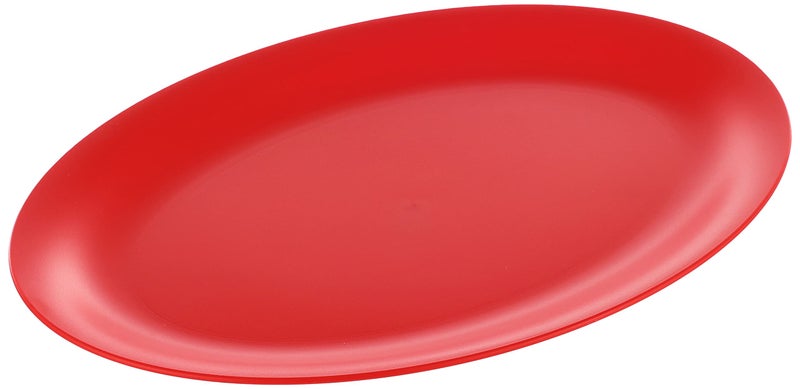 M-Design Lifestyle™ Serving Platter 36 cm - BPA Free, Microwave Safe, Dishwasher Safe, Food Safe, Stackable - Red - Image 1