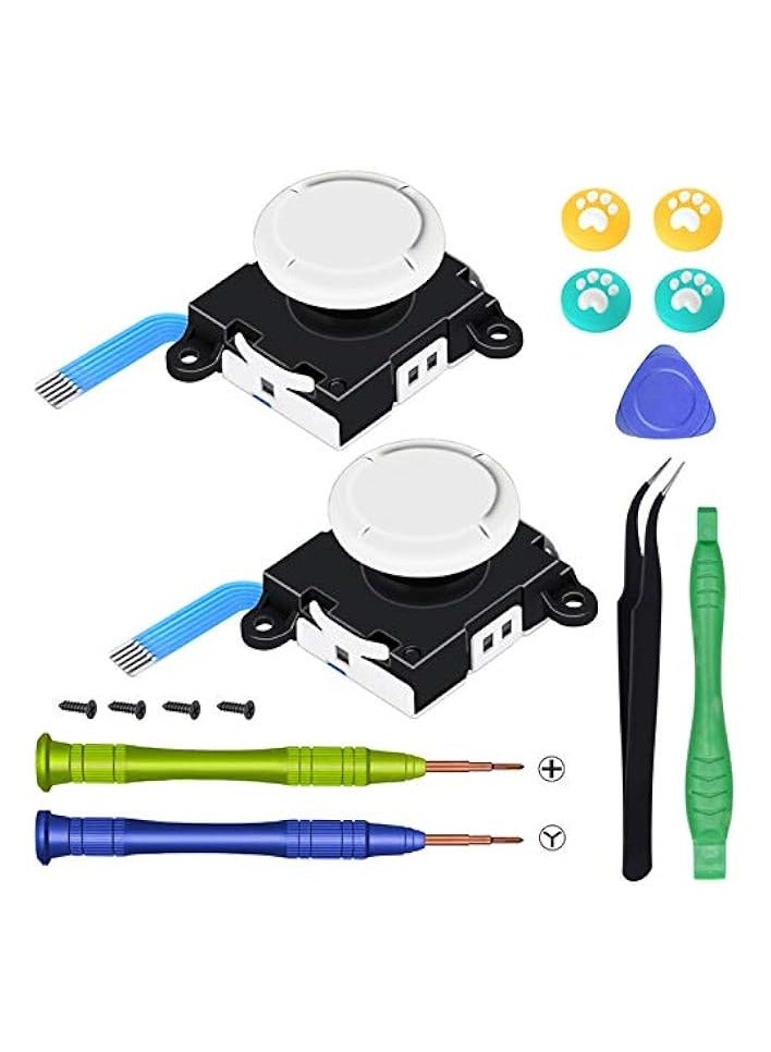 بروماس عصا التحكم البديلة لنينتندو سويتش لايت، مجموعة أدوات استبدال عصا التحكم لإصلاح سويتش لايت ووحدة تحكم نينتندو جويكون - Image 1