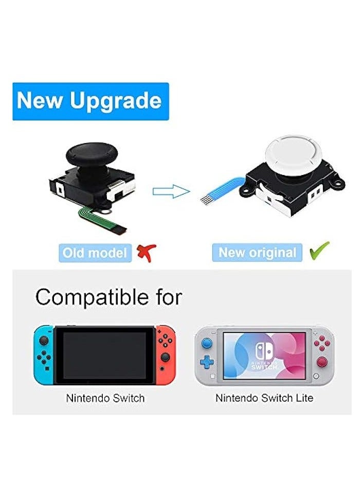 بروماس عصا التحكم البديلة لنينتندو سويتش لايت، مجموعة أدوات استبدال عصا التحكم لإصلاح سويتش لايت ووحدة تحكم نينتندو جويكون - Image 2