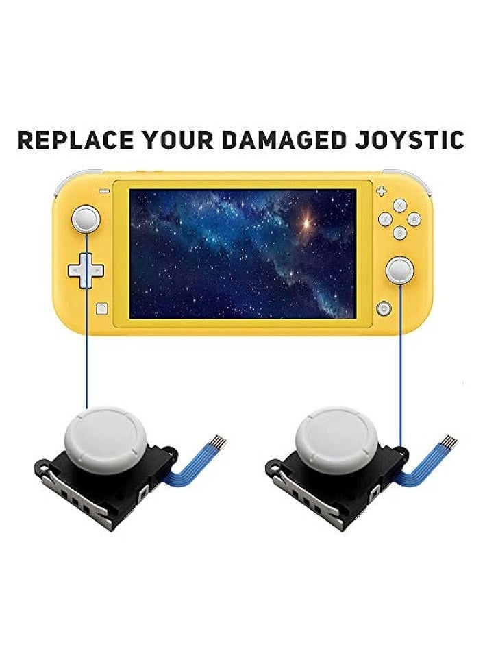 بروماس عصا التحكم البديلة لنينتندو سويتش لايت، مجموعة أدوات استبدال عصا التحكم لإصلاح سويتش لايت ووحدة تحكم نينتندو جويكون - Image 3