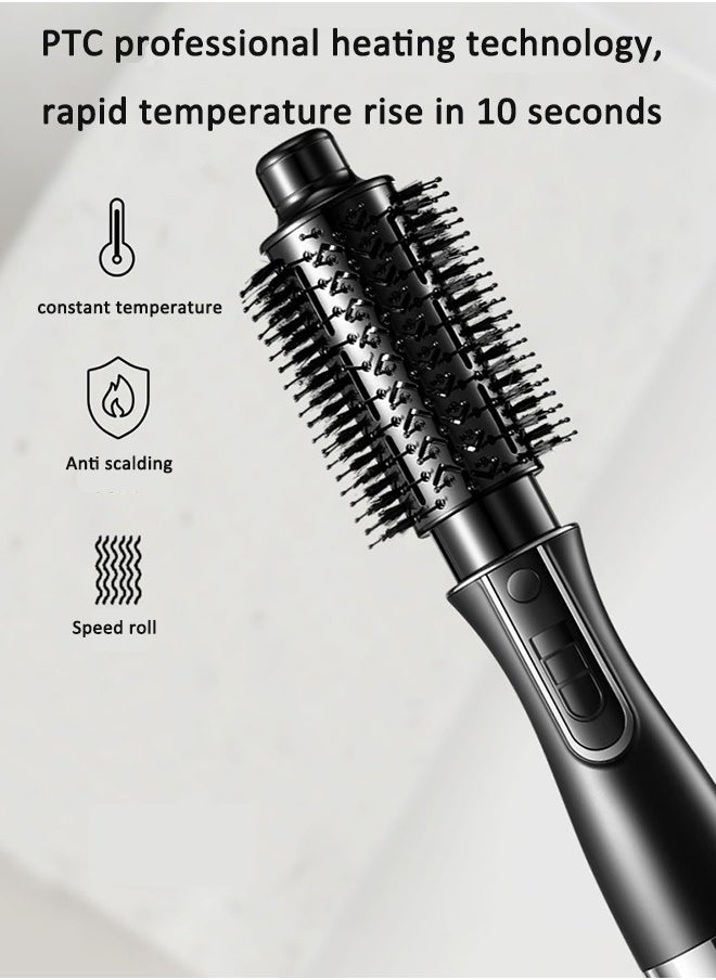 Arabest - 3 In 1 One Step Blow Dryer Brush Hot Air Hair Dryer Salon Hair Comb Black - Image 1