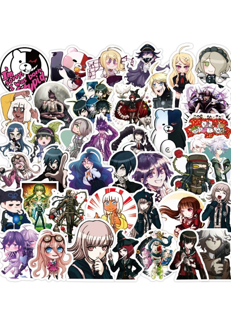 general ملصق مائي من الفينيل اللطيف دنجانرونبا 50 قطعة