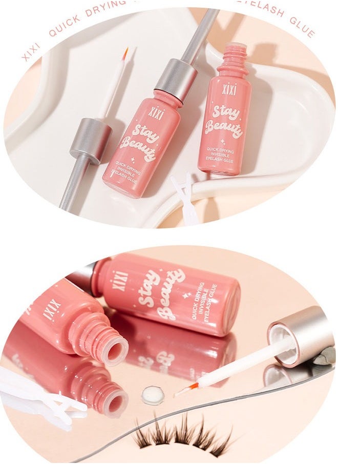 XIXI - 1 PCS False Eyelash Glue, Strong Adhesive for Eyelash Extensions(27g) 1-2 Sec Drying Time, The Lash Extension Glue No Irritating for Sensitive for Professionals Use - Image 1