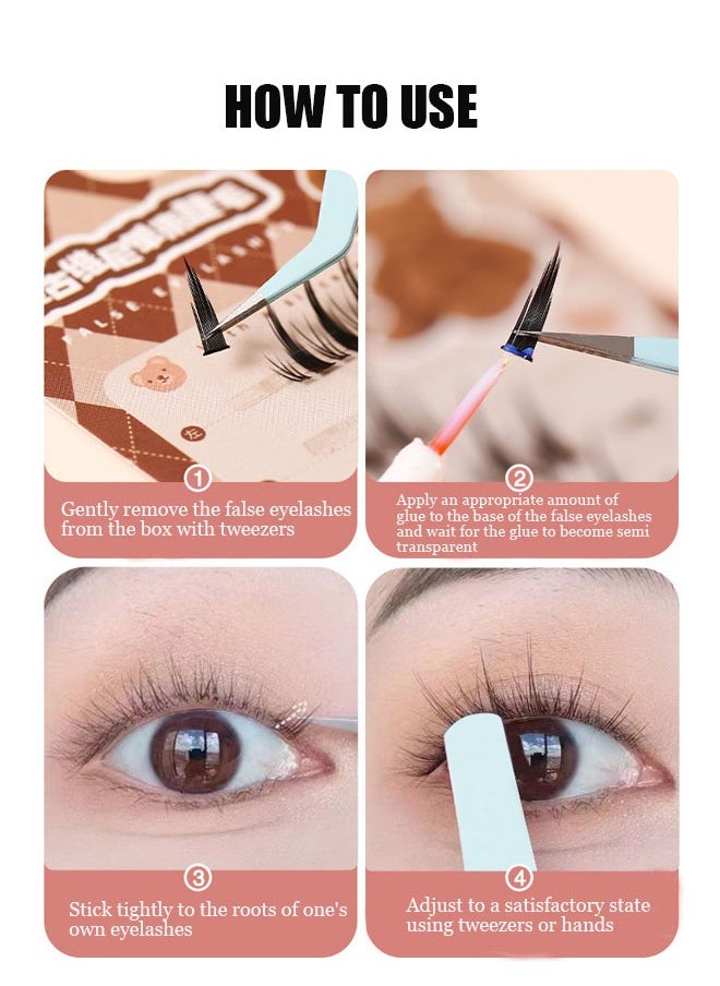 XIXI - 1 PCS False Eyelash Glue, Strong Adhesive for Eyelash Extensions(27g) 1-2 Sec Drying Time, The Lash Extension Glue No Irritating for Sensitive for Professionals Use - Image 1