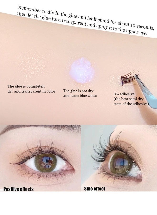 XIXI - 1 PCS False Eyelash Glue, Strong Adhesive for Eyelash Extensions(27g) 1-2 Sec Drying Time, The Lash Extension Glue No Irritating for Sensitive for Professionals Use - Image 1